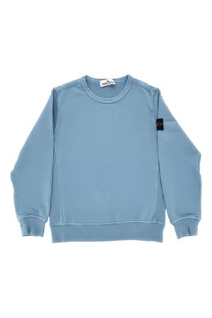 felpa in cotone azzurro STONE ISLAND KIDS | L1S166100005S0040V004A
